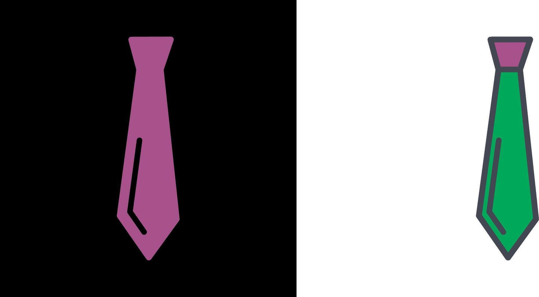 design de ícone de gravata vetor
