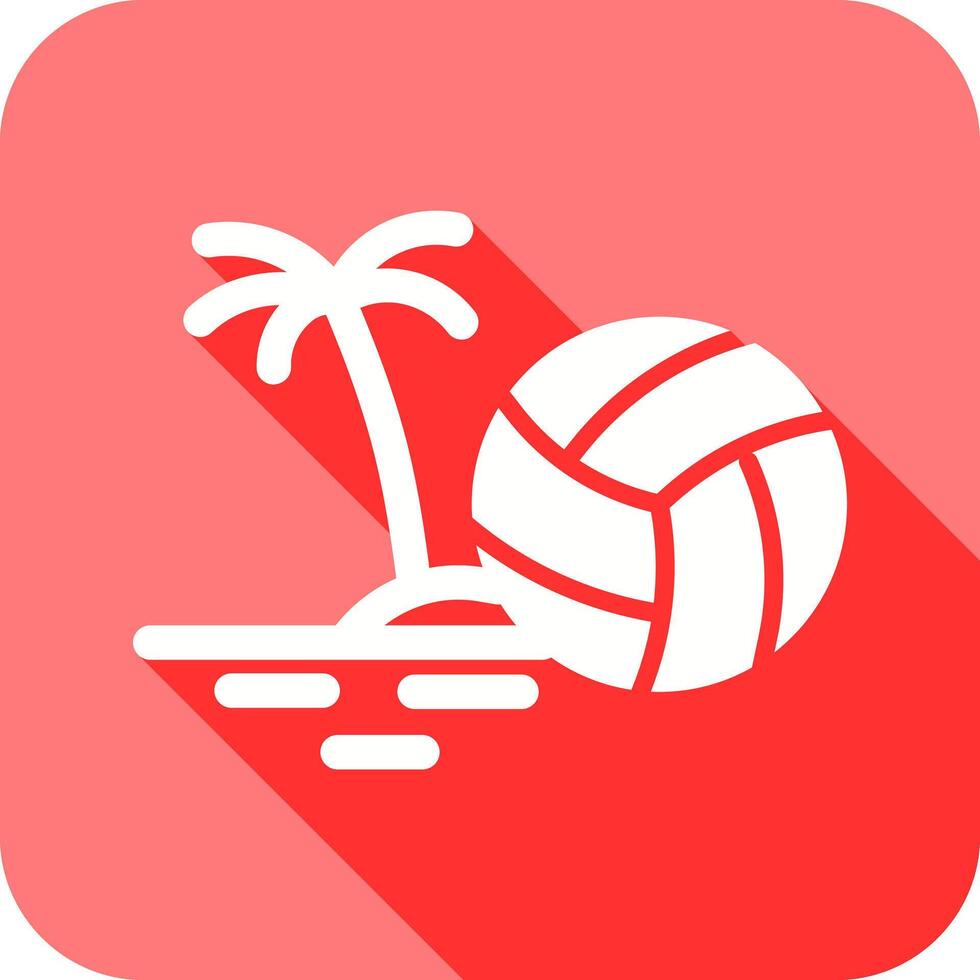 de praia voleibol ícone vetor