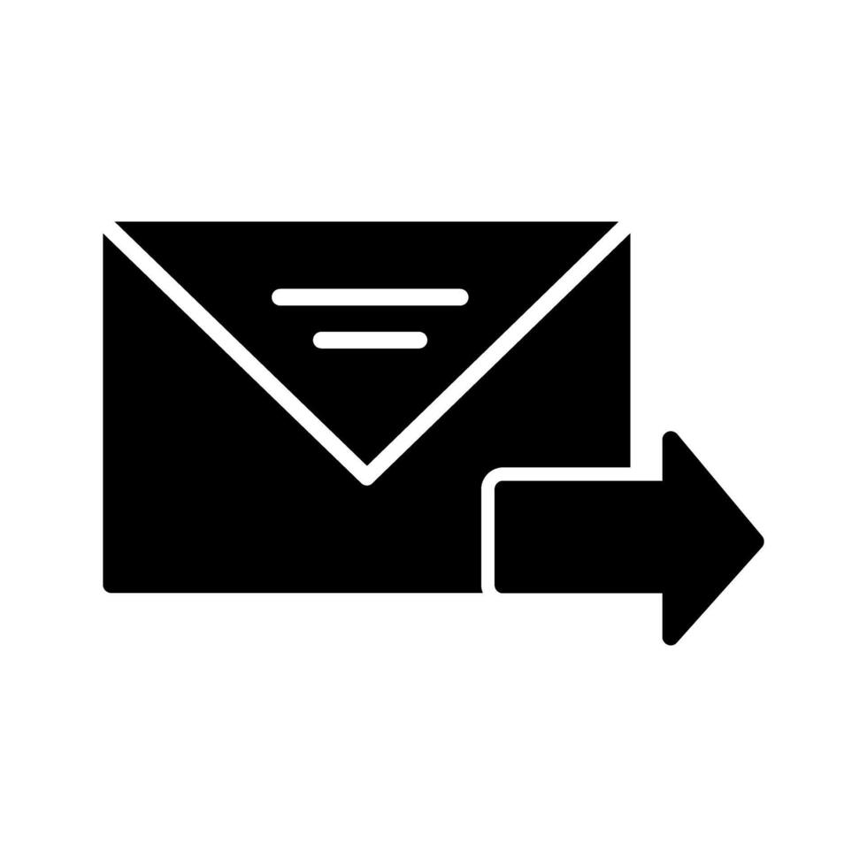 ícone de enviar mensagem vetor