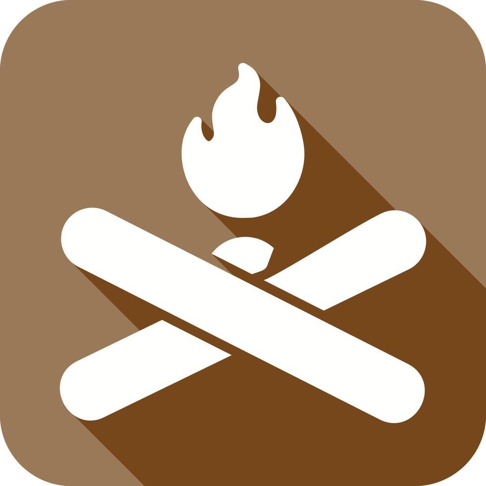 design de ícone de fogueira vetor
