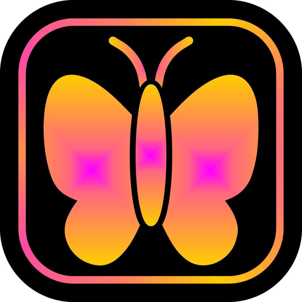 design de ícone de borboleta vetor