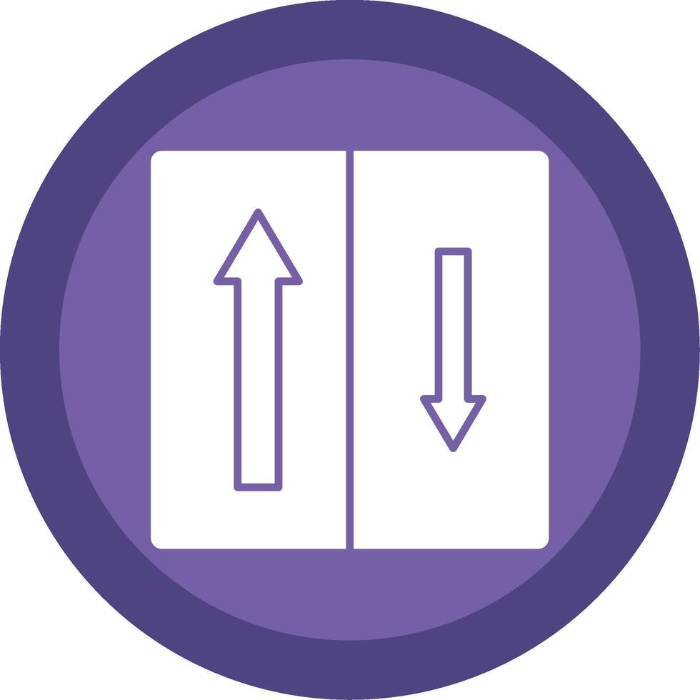 prioridade próximo glifo multi círculo ícone vetor