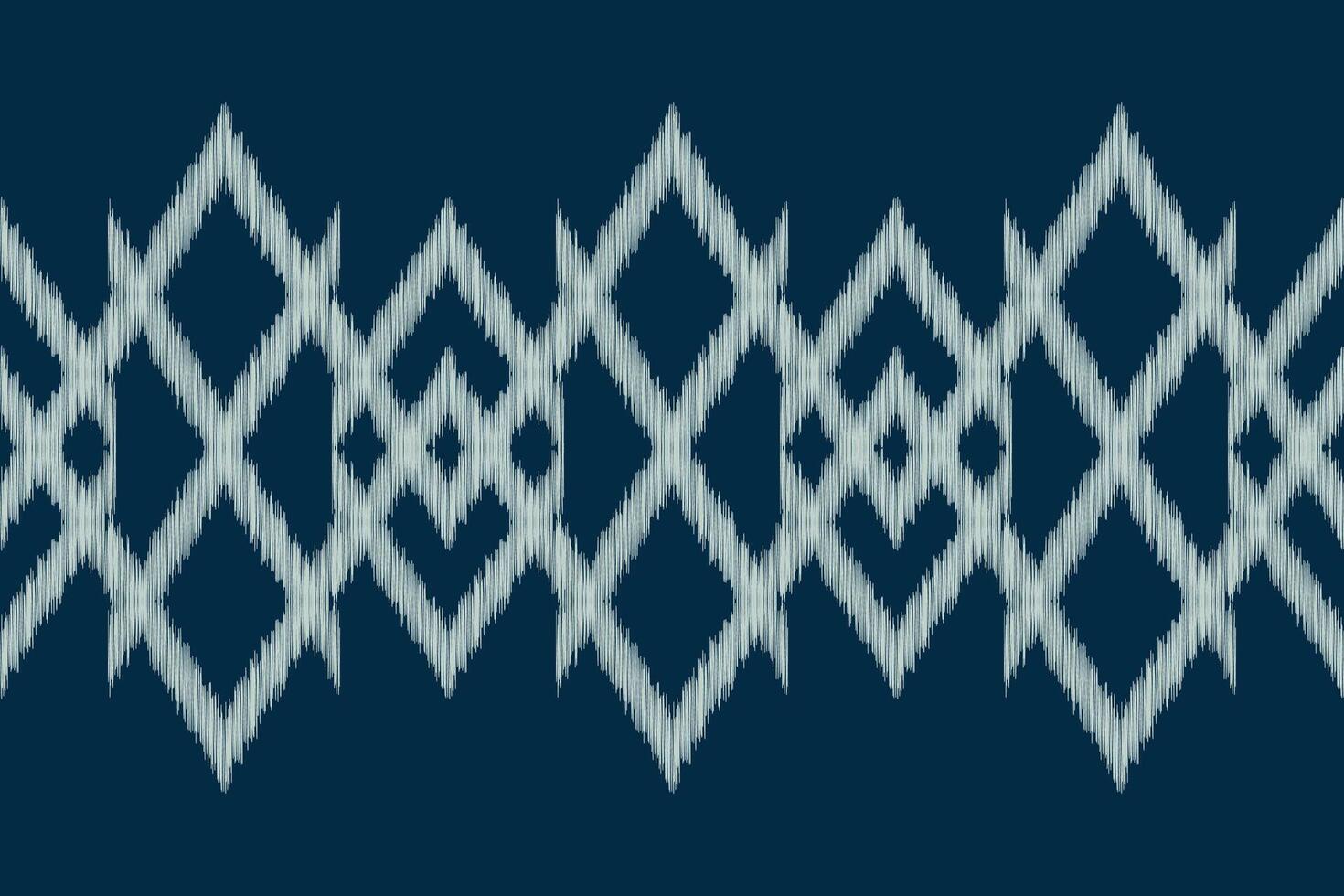 tradicional étnico ikat motivo tecido padronizar geométrico estilo.africano ikat bordado étnico oriental padronizar azul fundo papel de parede. abstrato, ilustração.textura, quadro, decoração. vetor
