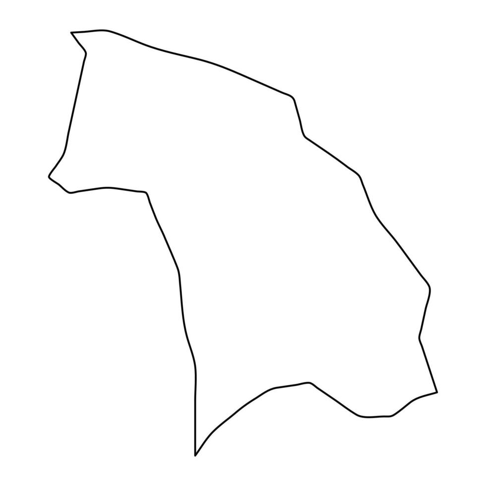gladsaxe município mapa, administrativo divisão do Dinamarca. ilustração. vetor