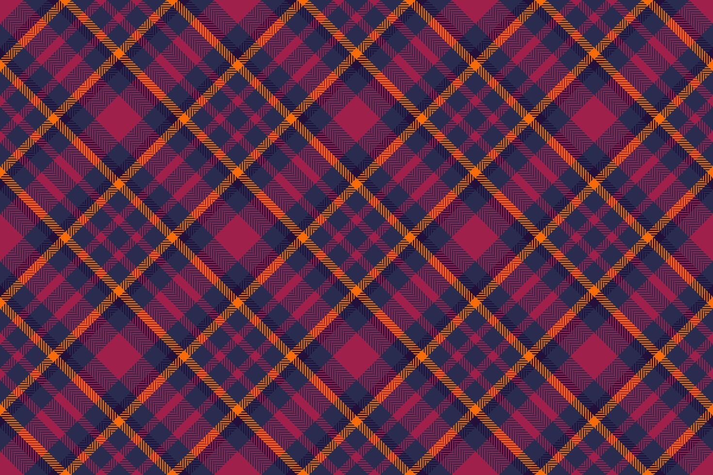 têxtil xadrez padronizar do desatado Verifica textura com uma tartan tecido fundo. vetor