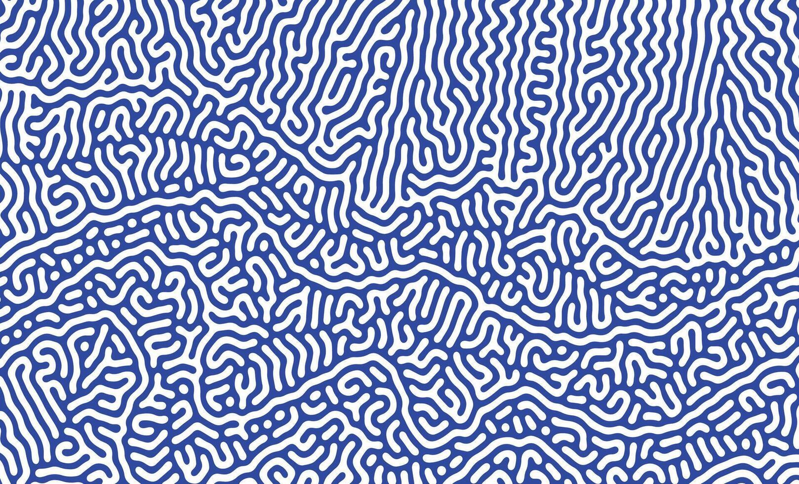 branco azul orgânico turing irregular linhas fundo com único padronizar Projeto vetor