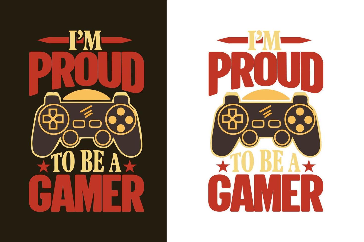 estou orgulhoso de ser um jogador tipografia jogos design de camisetas citações vetor