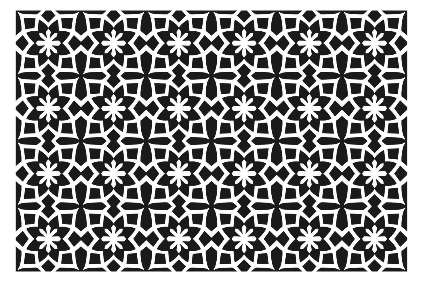 islâmico geométrico padronizar. abstrato mandala. étnico decorativo elemento vetor