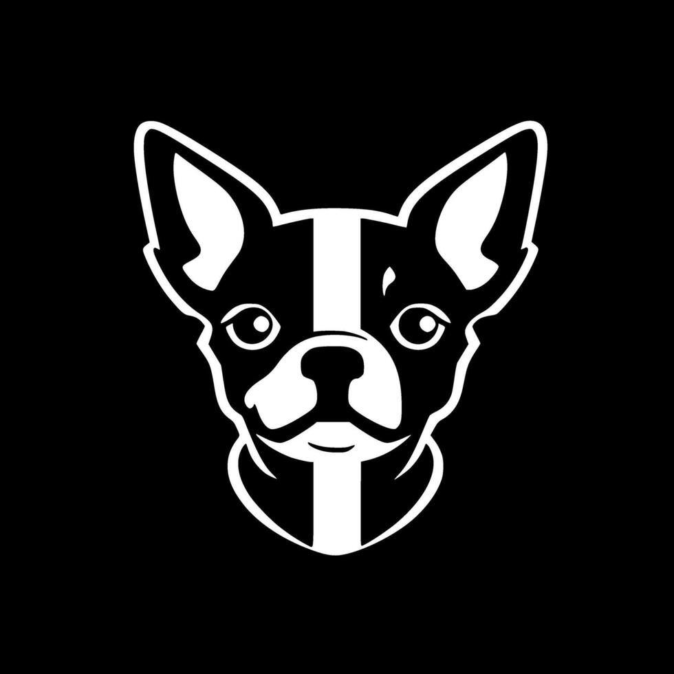 chihuahua - minimalista e plano logotipo - ilustração vetor