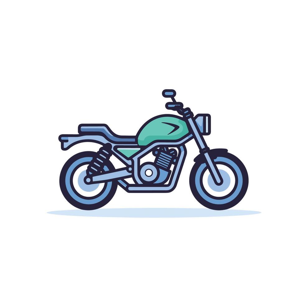 motocicleta ícone Projeto modelo, motocicleta, motor logotipo ilustração vetor