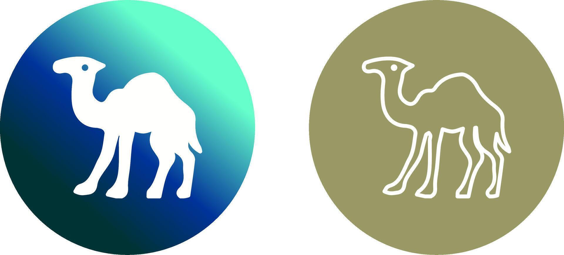 design de ícone de camelo vetor