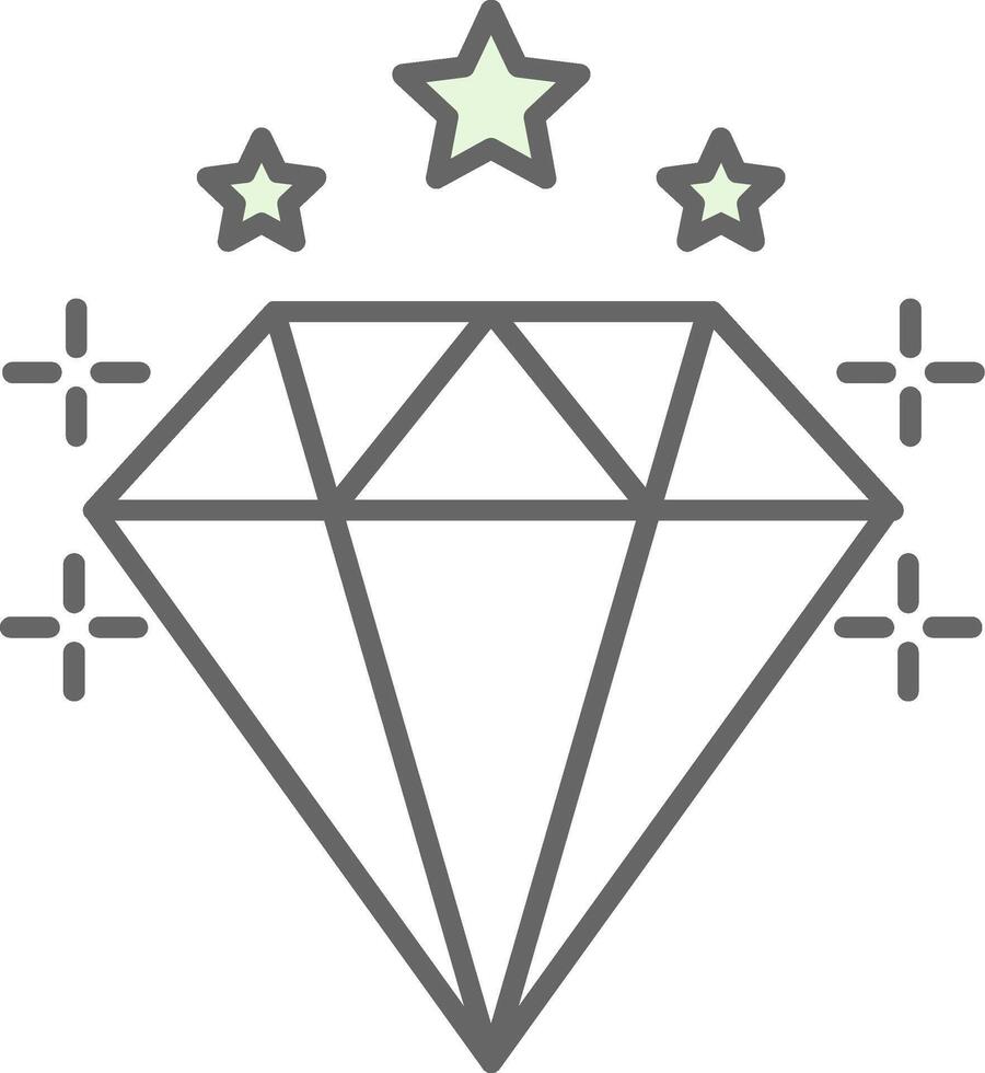 diamante potra ícone vetor