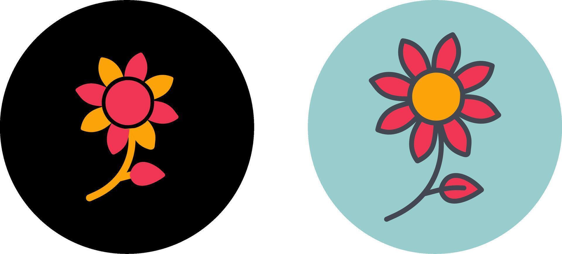design de ícone de flores vetor