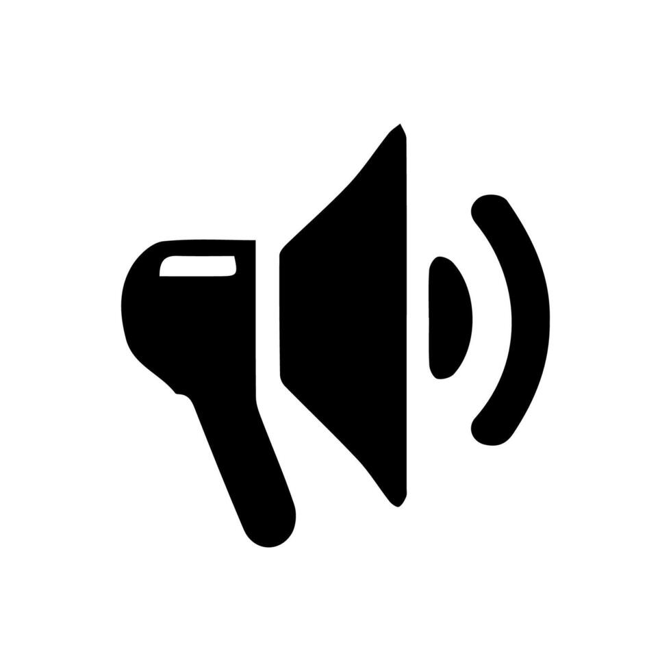 megafone ícone logotipo Projeto modelo vetor