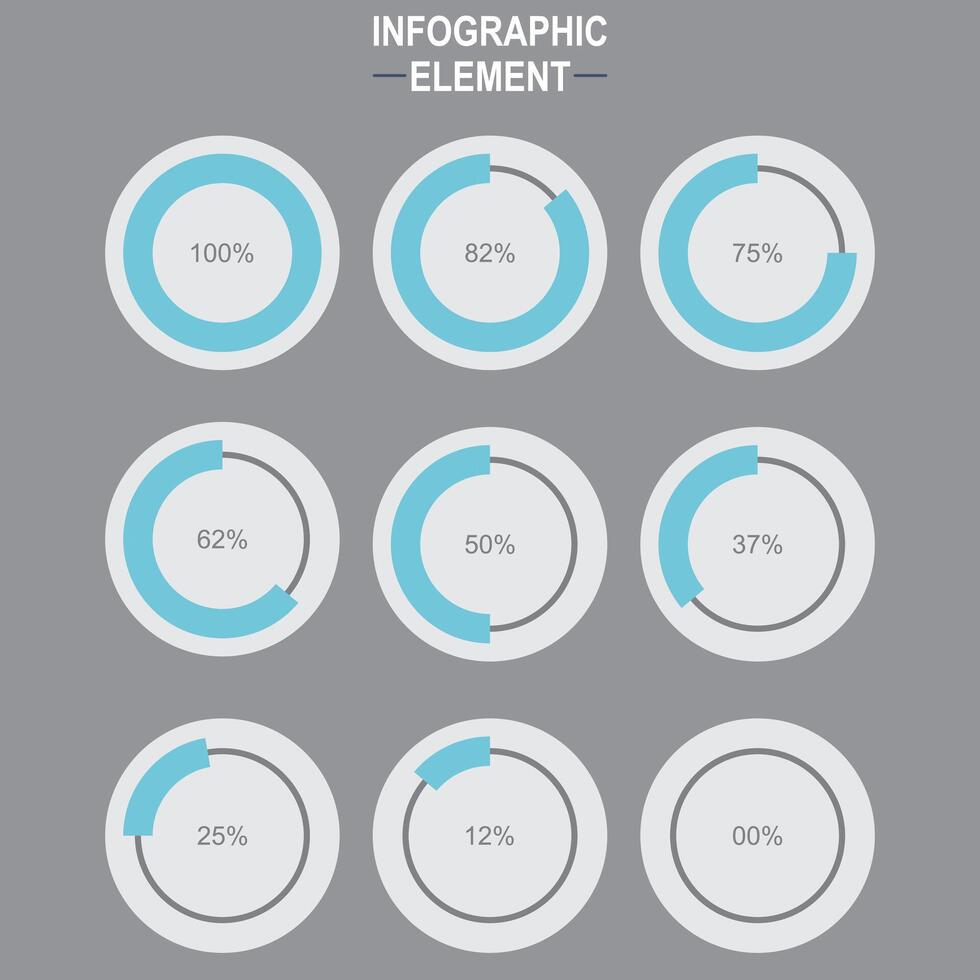 conjunto do infográfico elementos Barra gráficos, Estatisticas, torta gráficos, ícones, apresentação gráficos vetor