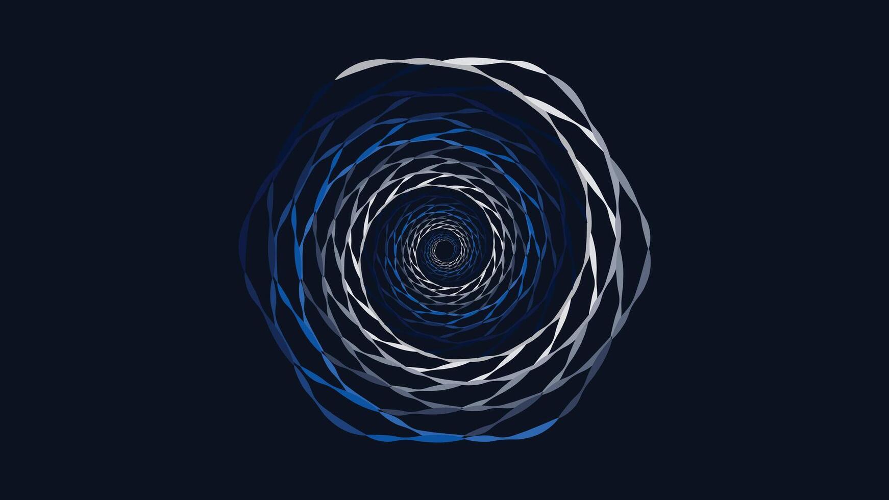 abstarct espiral volta vórtice estilo criativo dados Centro fundo dentro Sombrio azul cor. isto minimalista fundo pode estar usava Como uma bandeira ou papel de parede.it Além disso pode estar apresentado Como urgência. vetor