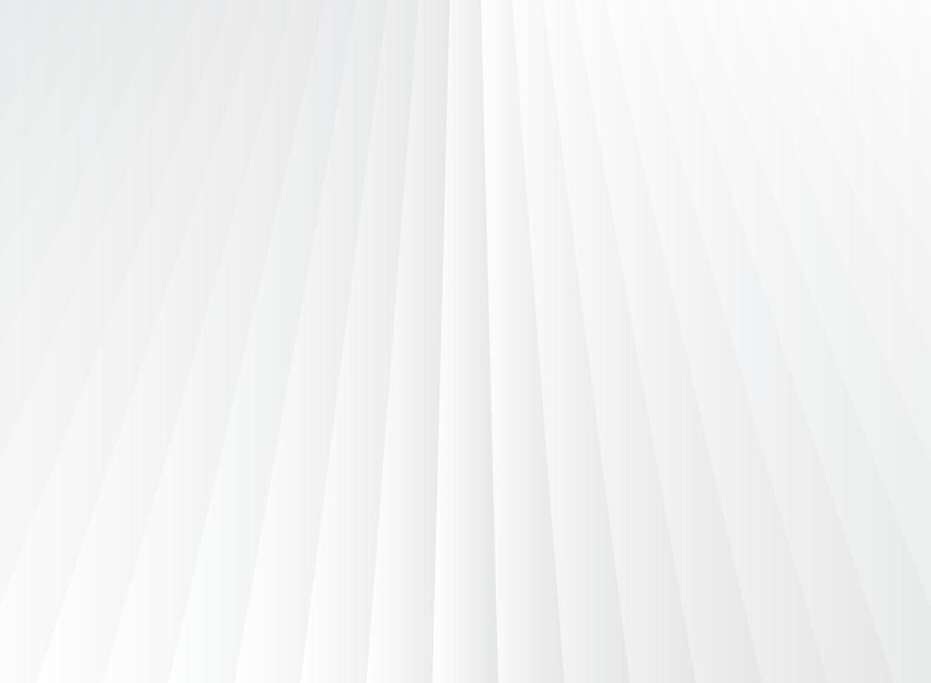 perspectiva geométrica abstrata linhas verticais fundo de cor gradiente branco e cinza. vetor
