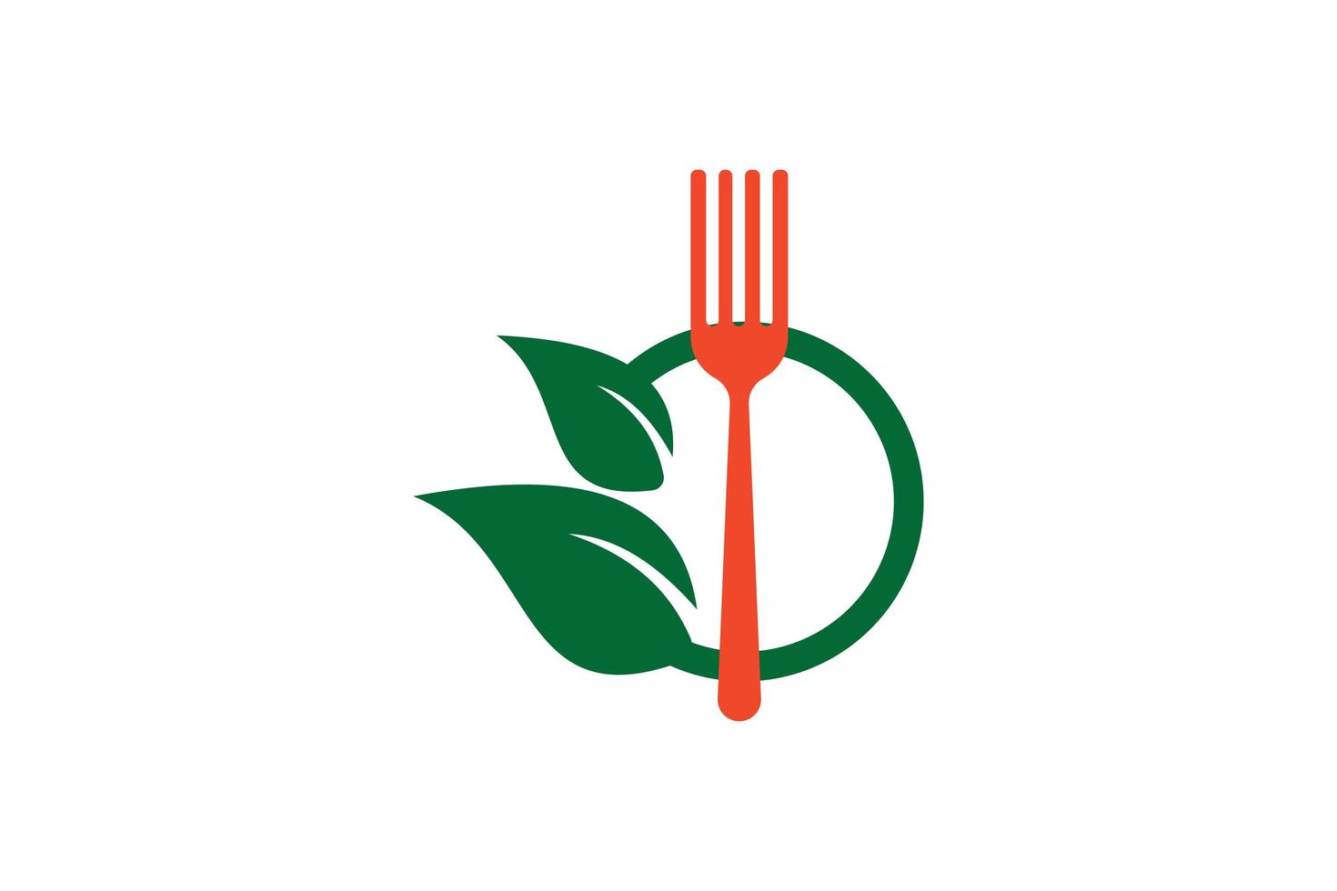 vetor de design de modelo de logotipo de comida, ilustração de ícone.