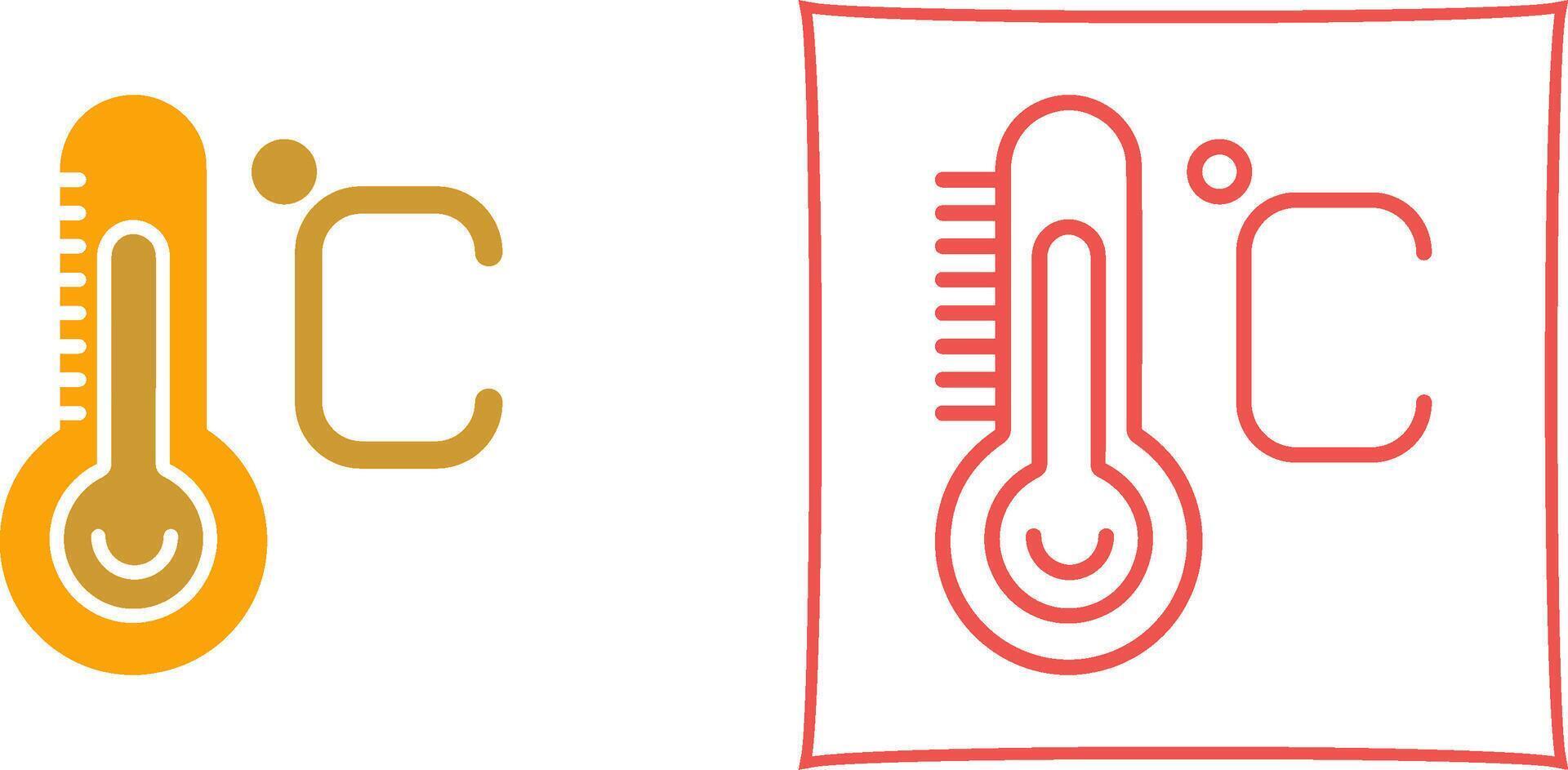 design de ícone de temperatura vetor