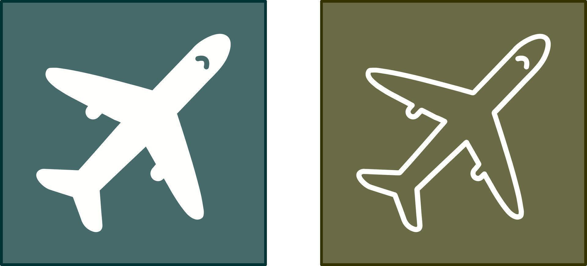 avião ícone Projeto vetor