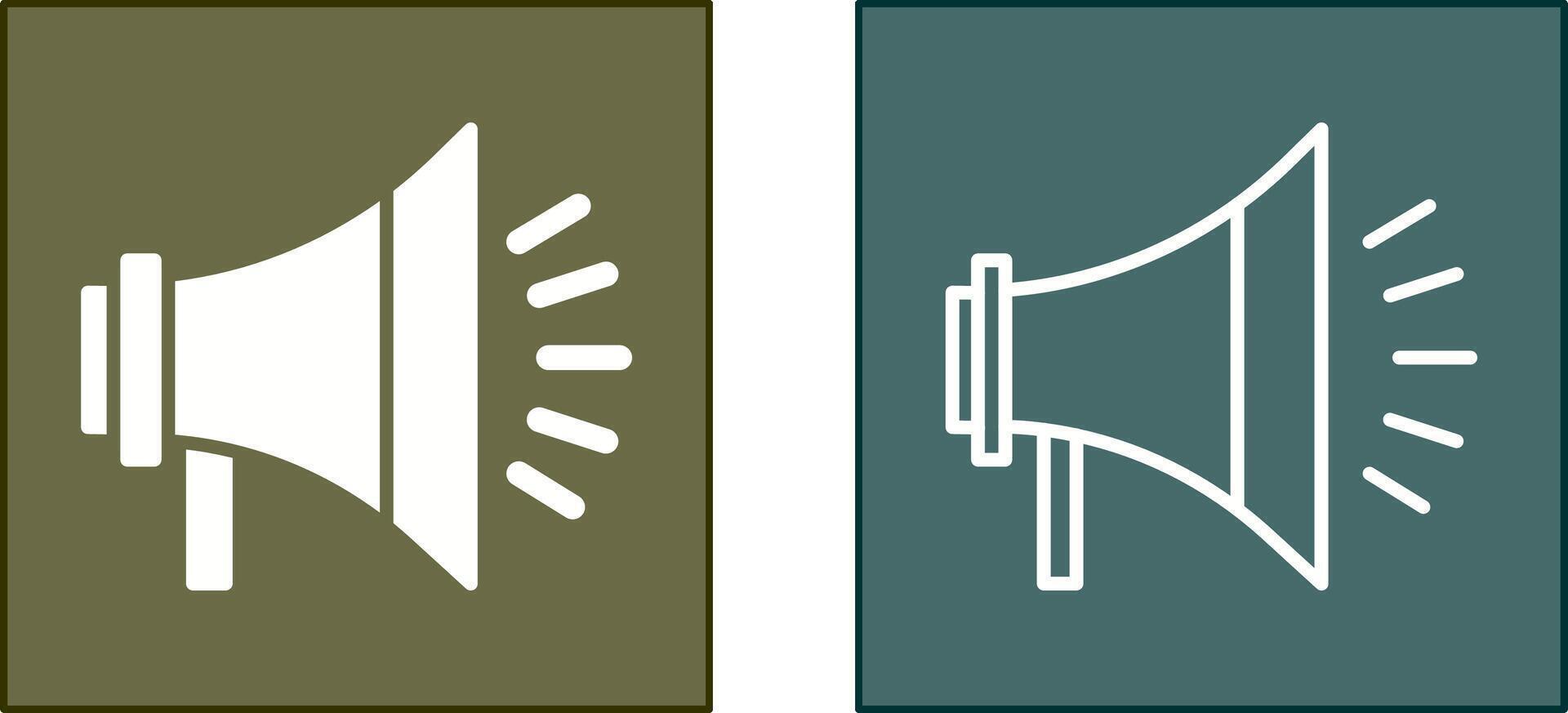 design de ícone de alto-falante vetor