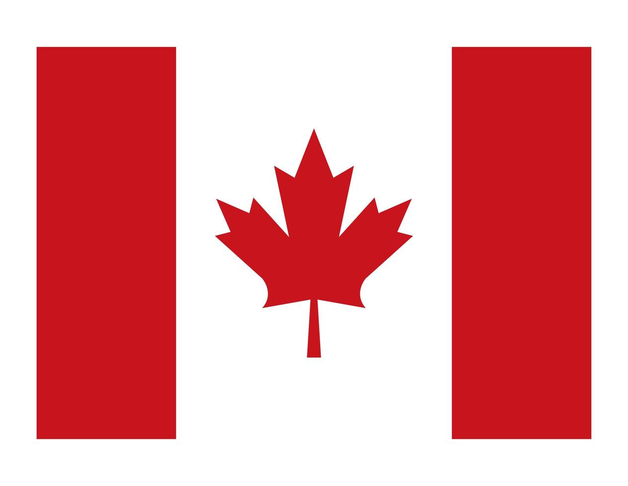 bandeira do país canadense vetor