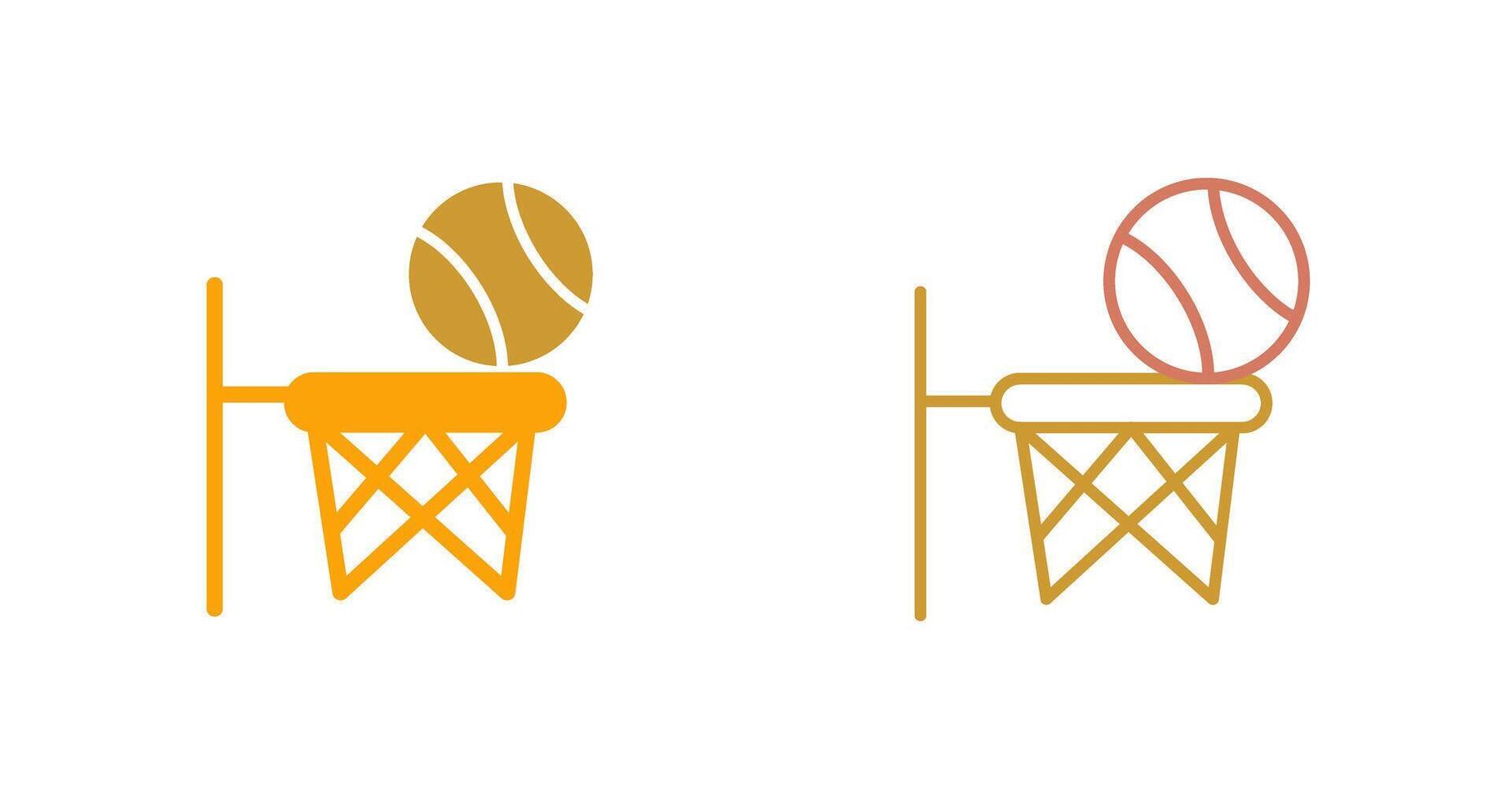 design de ícone de basquete vetor