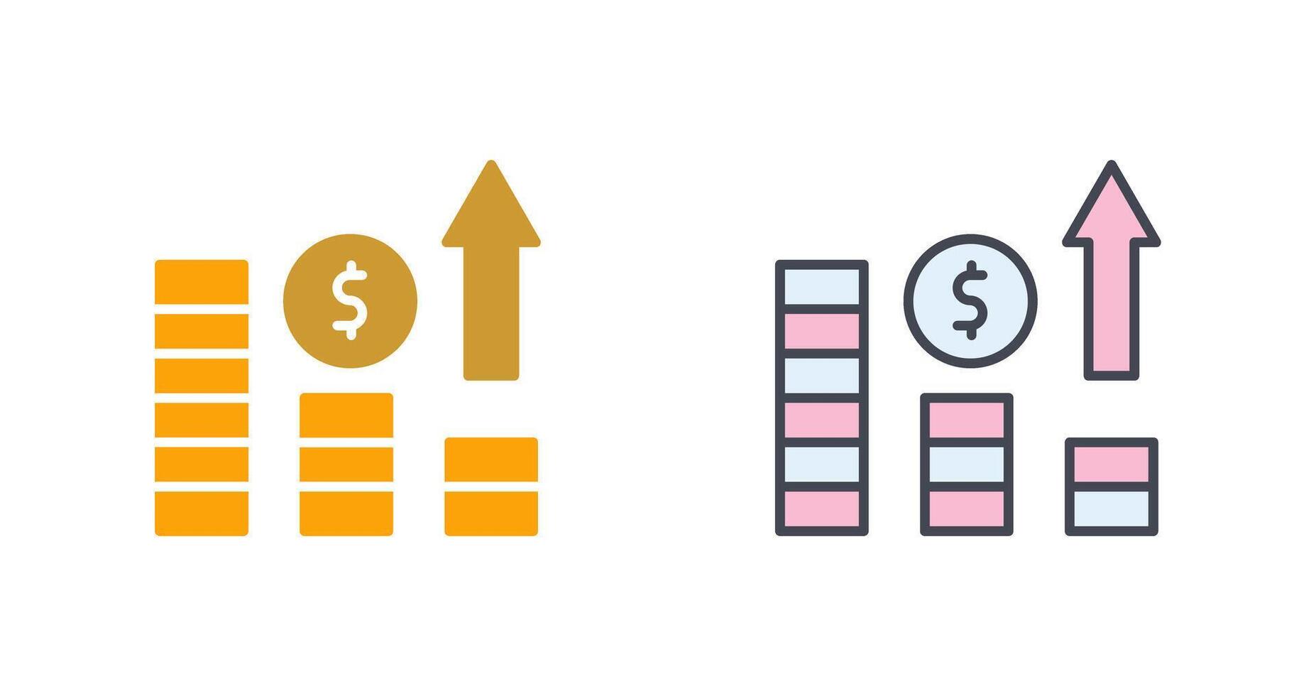 design de ícone de investimento vetor