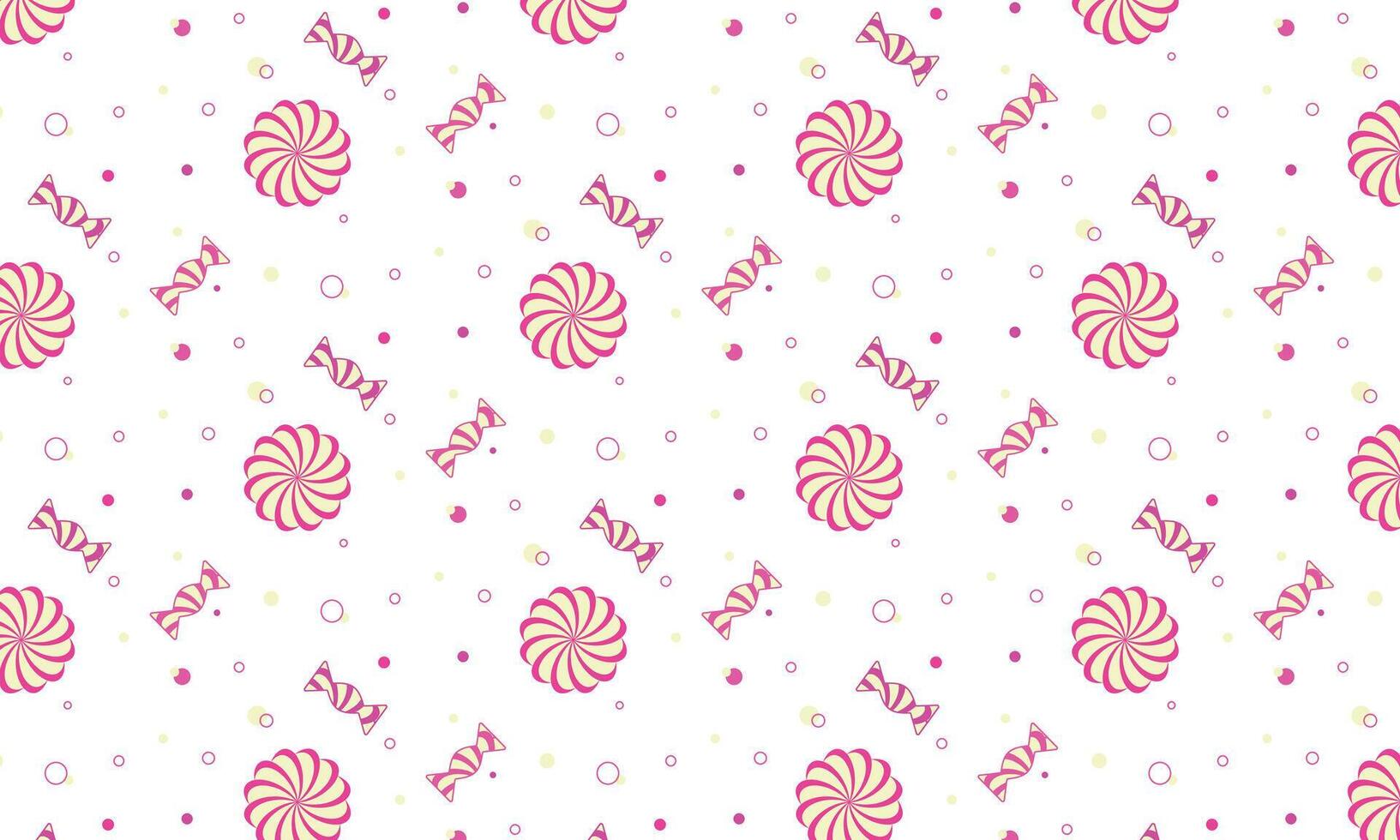 doce padronizar é uma alegre e brilhante combinação do Rosa e suculento doces em a fundo. isto brincalhão Projeto cria a atmosfera do celebração e alegria vetor