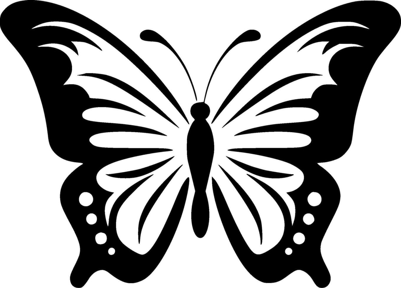 borboleta - Alto qualidade logotipo - ilustração ideal para camiseta gráfico vetor