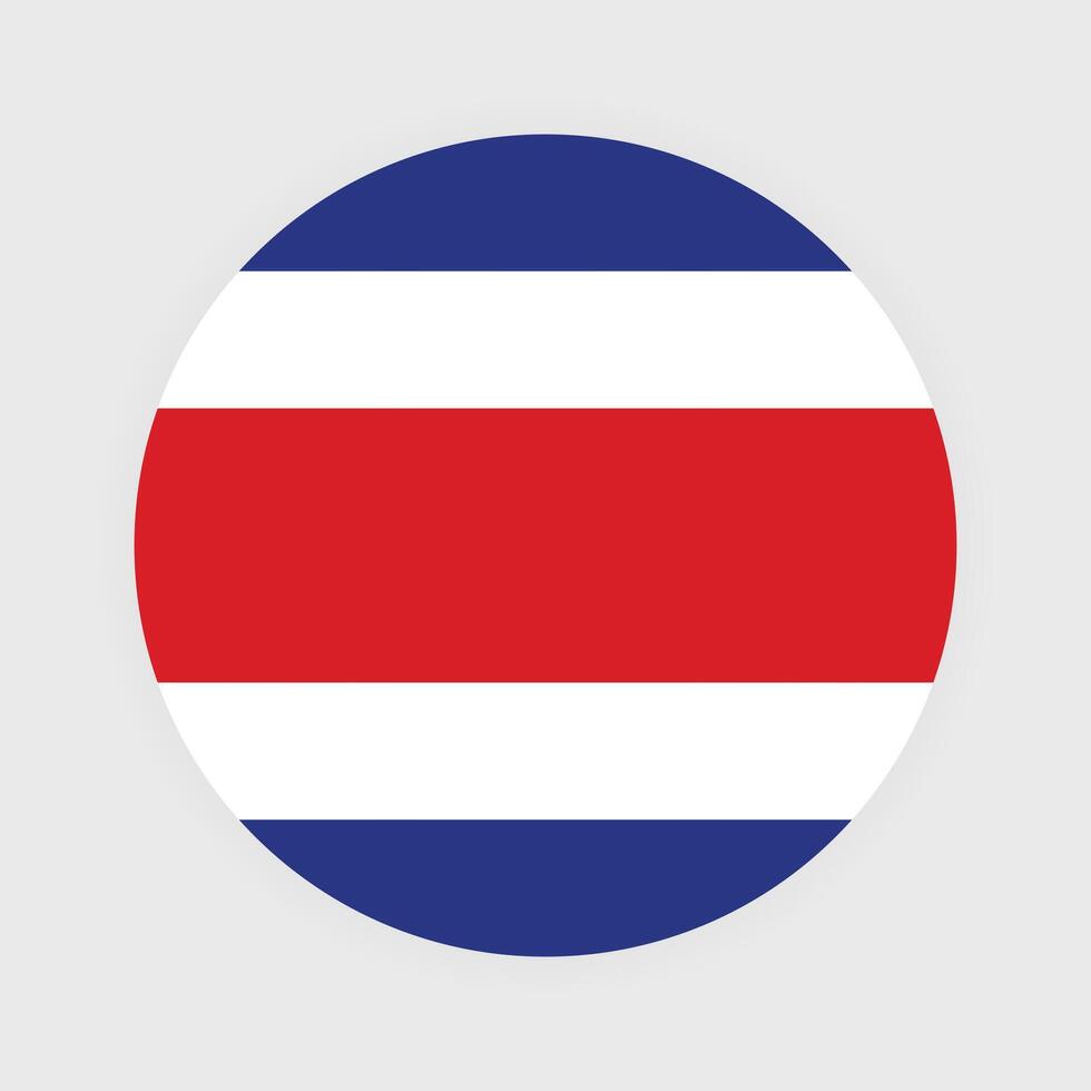 nacional bandeira do costa rica. costa rica bandeira. costa rica volta bandeira. vetor