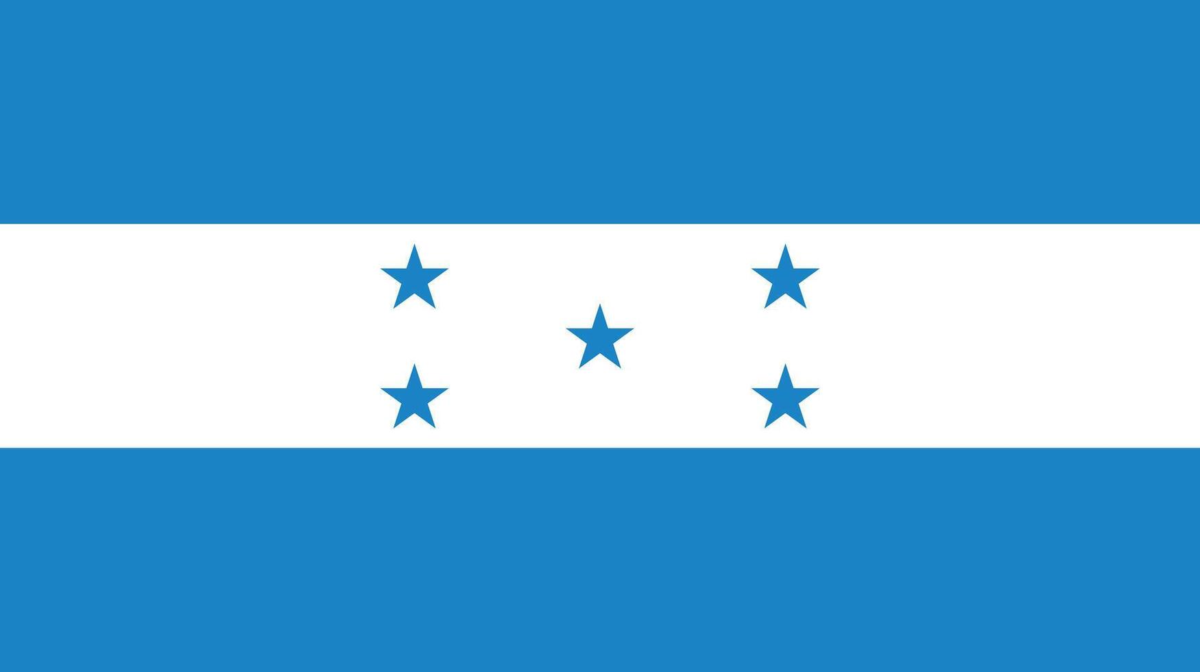 nacional bandeira do Honduras. Honduras bandeira. vetor