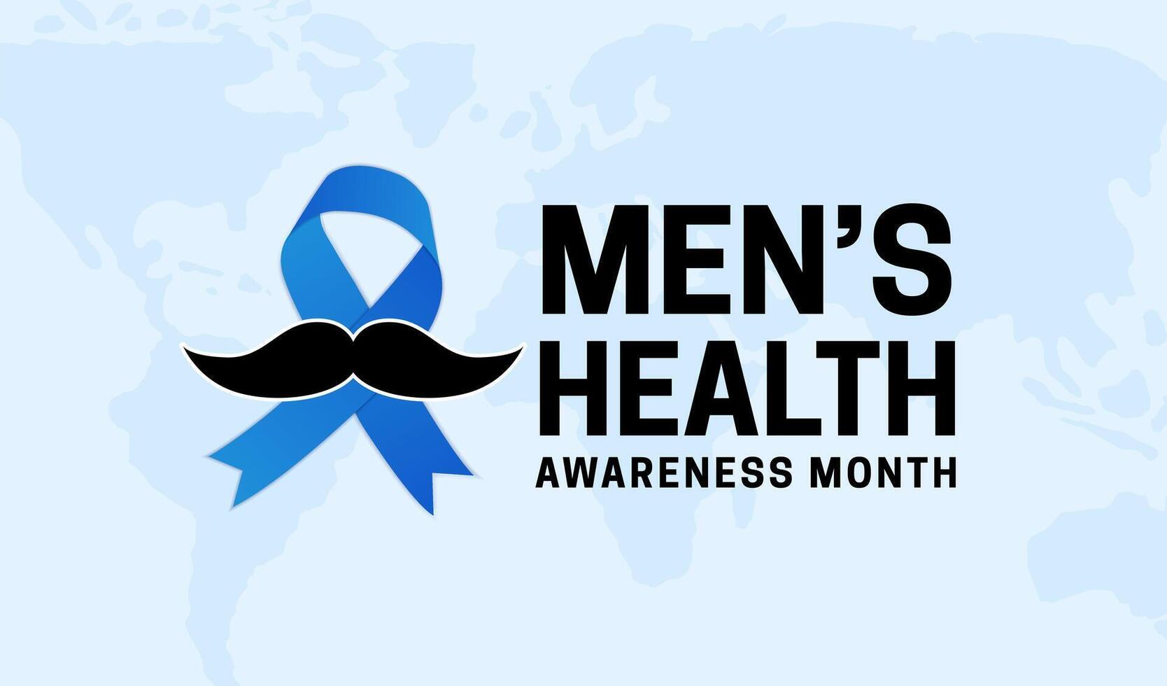 masculino saúde consciência mês fundo ilustração vetor