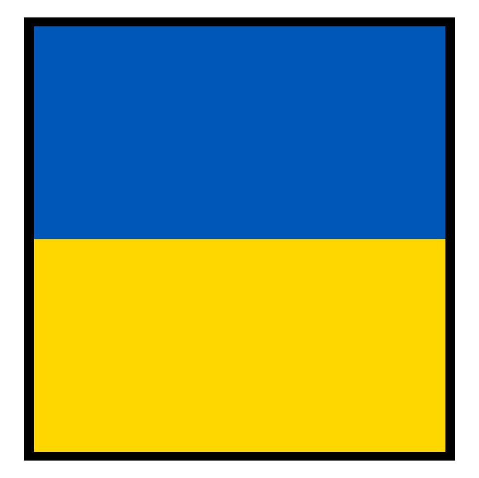 desenho da bandeira da ucrânia vetor