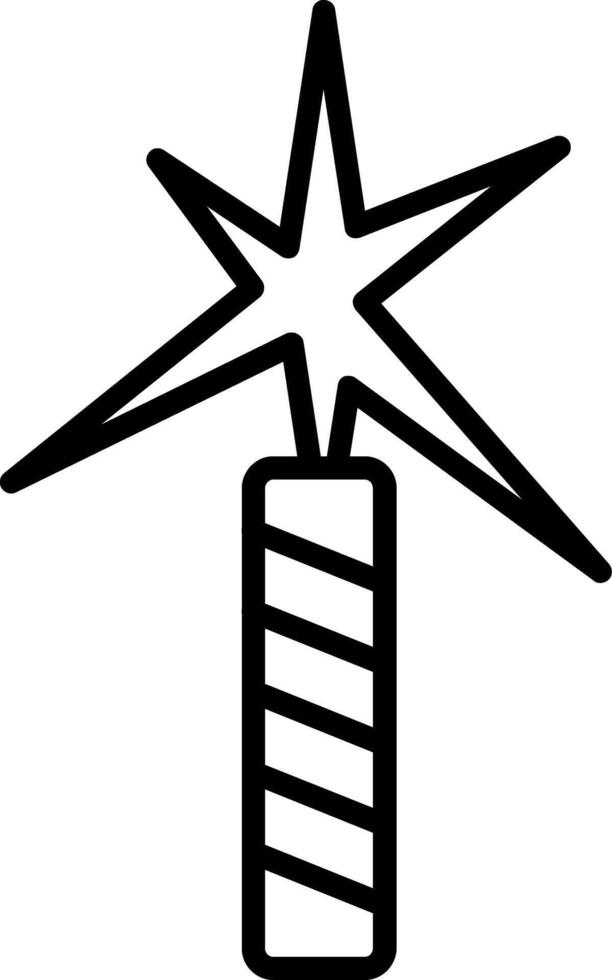 ícone de linha de flare vetor