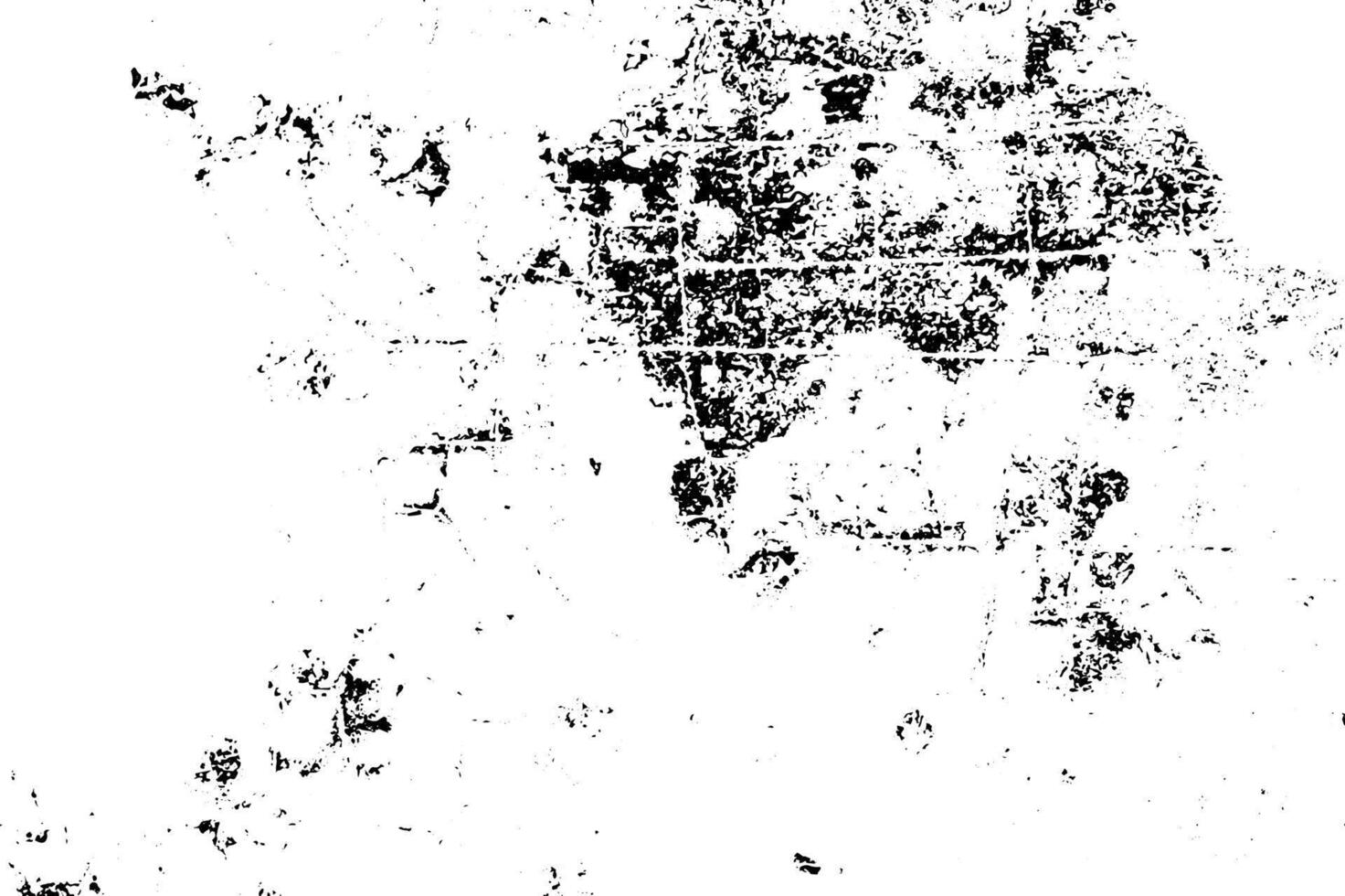 Preto e branco angustiado grunge sobreposição textura . abstrato padronizar do monocromático elementos, grunge Preto branco fundo. vetor