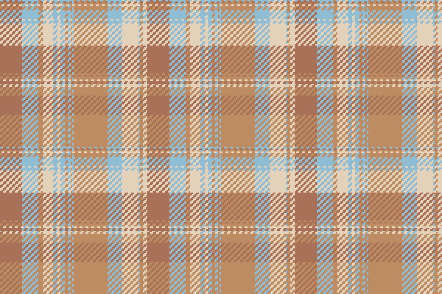 tecido textura têxtil do xadrez padronizar Verifica com uma tartan desatado fundo . vetor