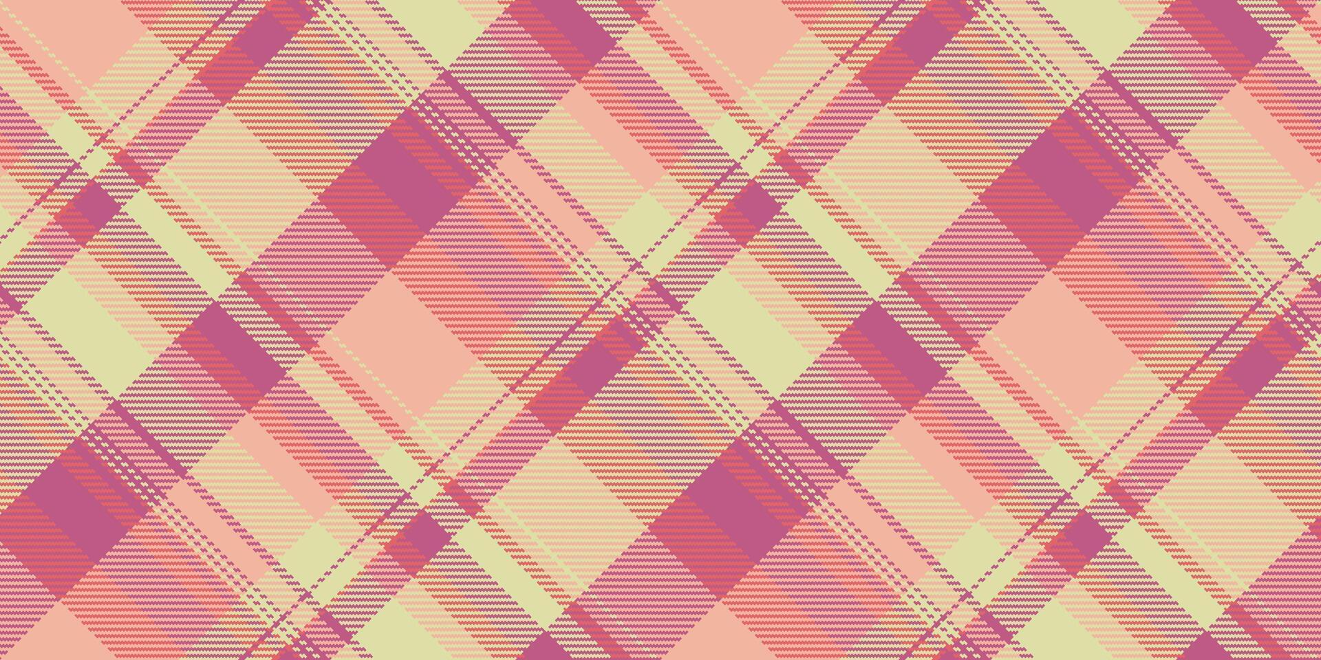 horizonte tartan fundo tecido, intenso desatado Verifica xadrez. fechar acima têxtil textura padronizar dentro luz e laranja cores. vetor