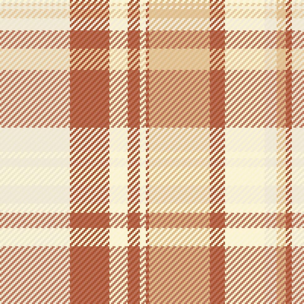 Verifica xadrez do textura tartan tecido com uma têxtil desatado fundo padronizar. vetor