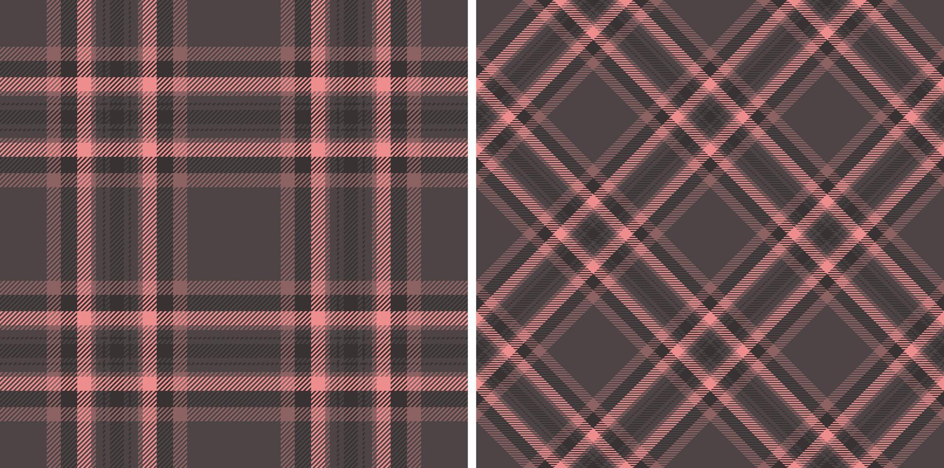 Verifica textura do tecido tartan têxtil com uma fundo desatado padronizar xadrez. vetor