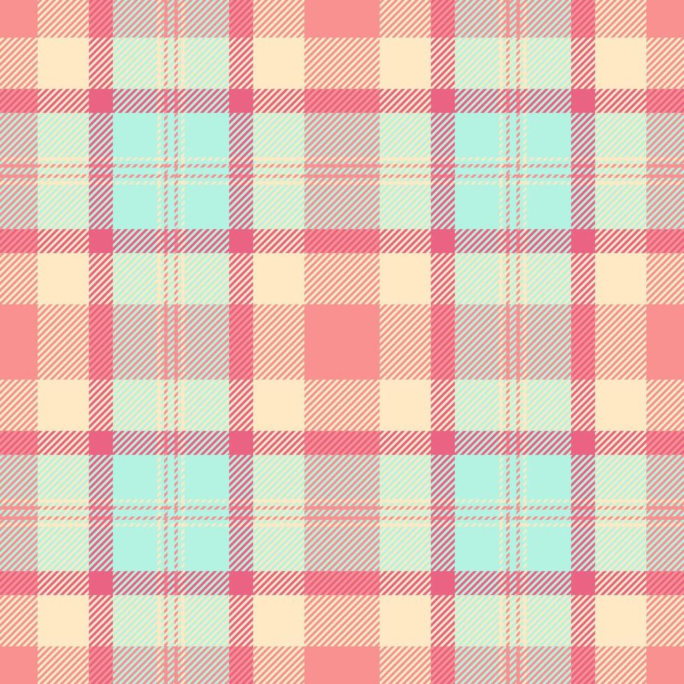 desatado têxtil fundo do padronizar Verifica tecido com uma tartan textura xadrez. vetor