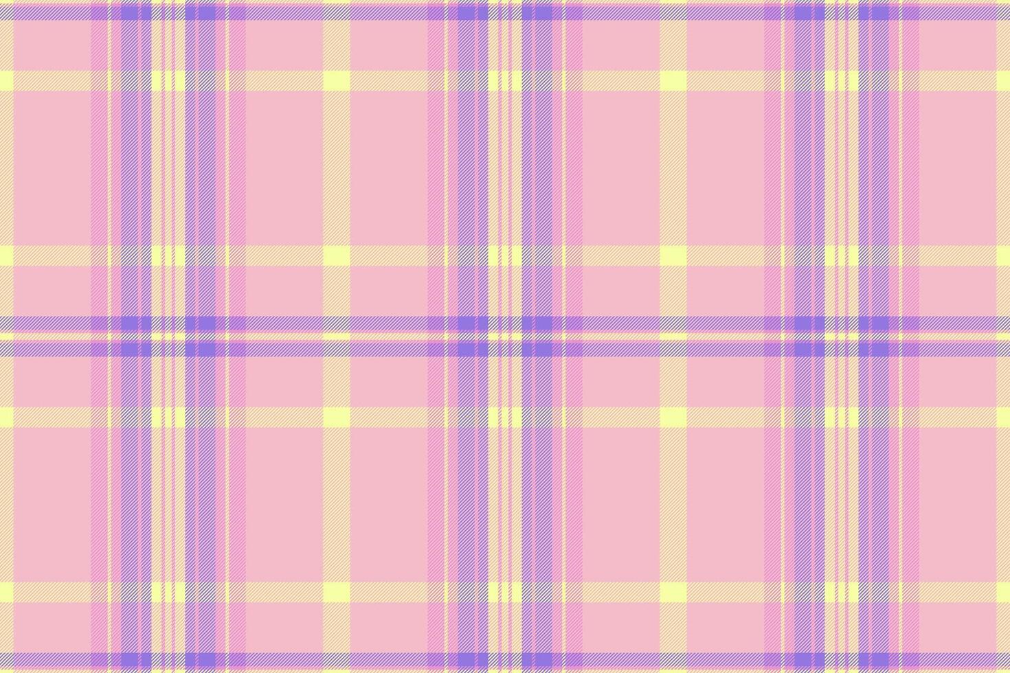 textura fundo tartan do Verifica desatado têxtil com uma xadrez padronizar tecido. vetor