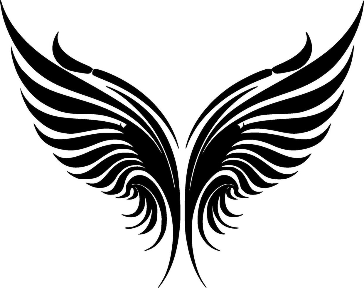 anjo asas - Alto qualidade logotipo - ilustração ideal para camiseta gráfico vetor
