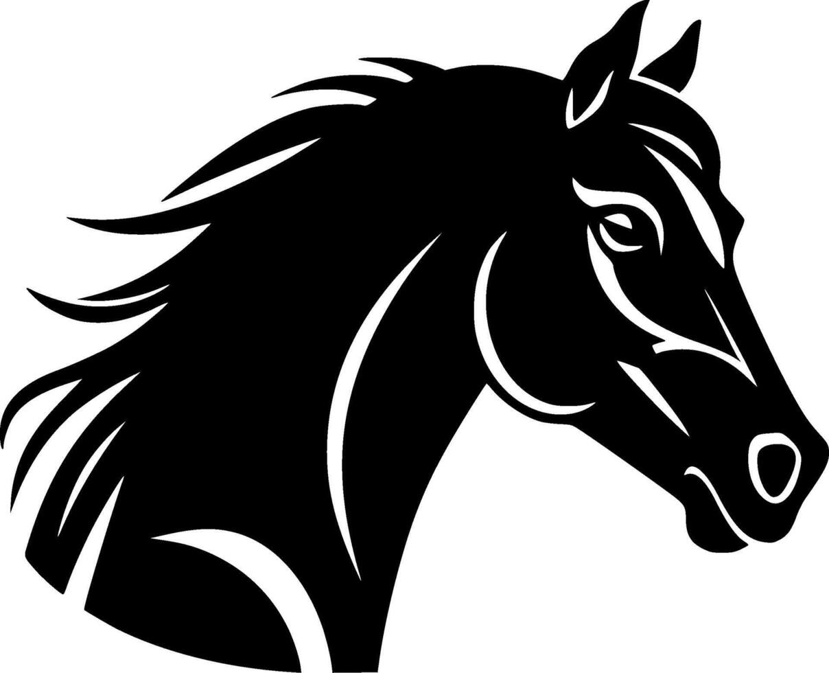 cavalo - Alto qualidade logotipo - ilustração ideal para camiseta gráfico vetor