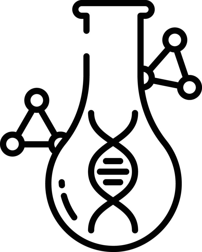 orgânico química esboço ilustração vetor