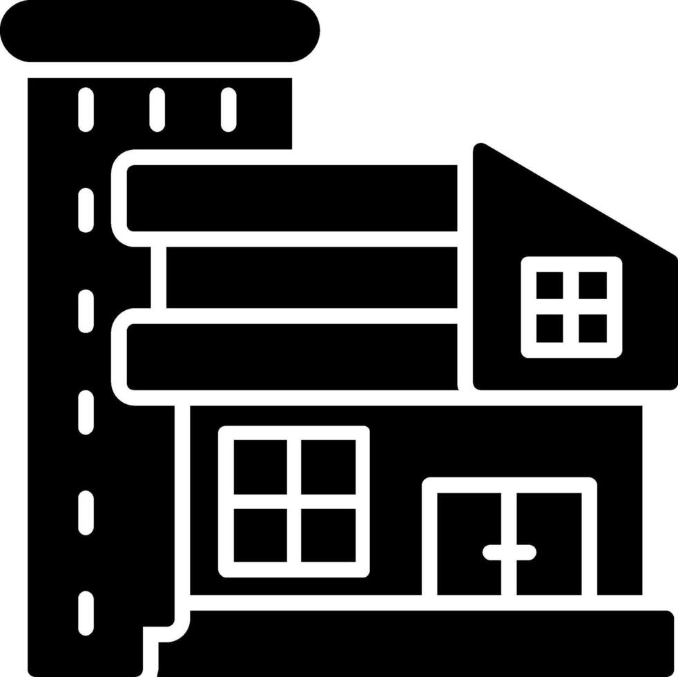 ícone de glifo de construção vetor