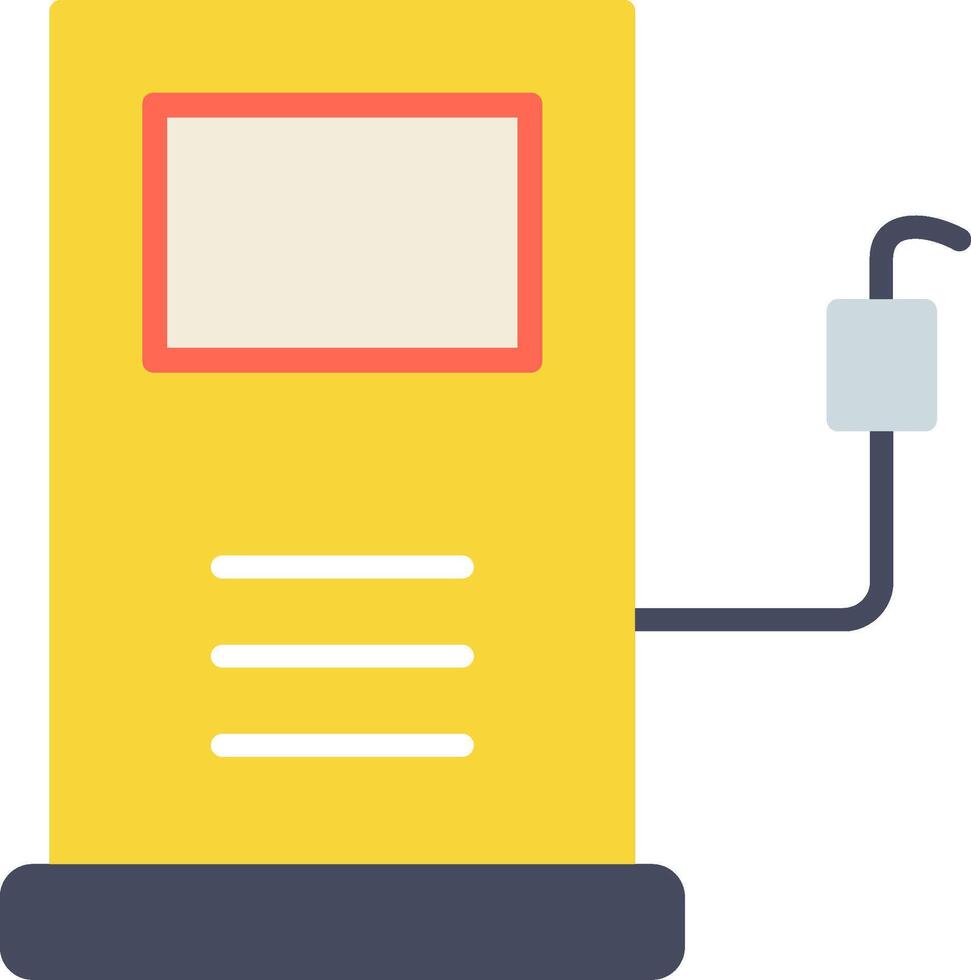 gasolina estação plano ícone vetor
