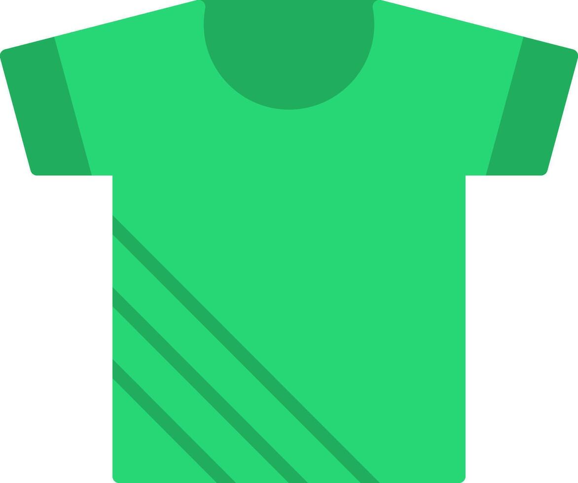 ícone plano de camisa vetor