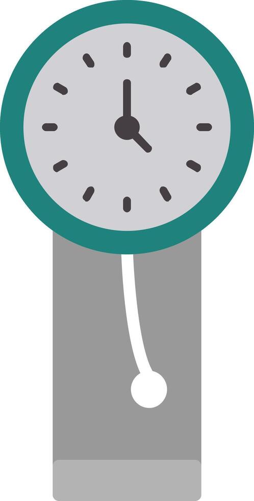 ícone plano de relógio vetor