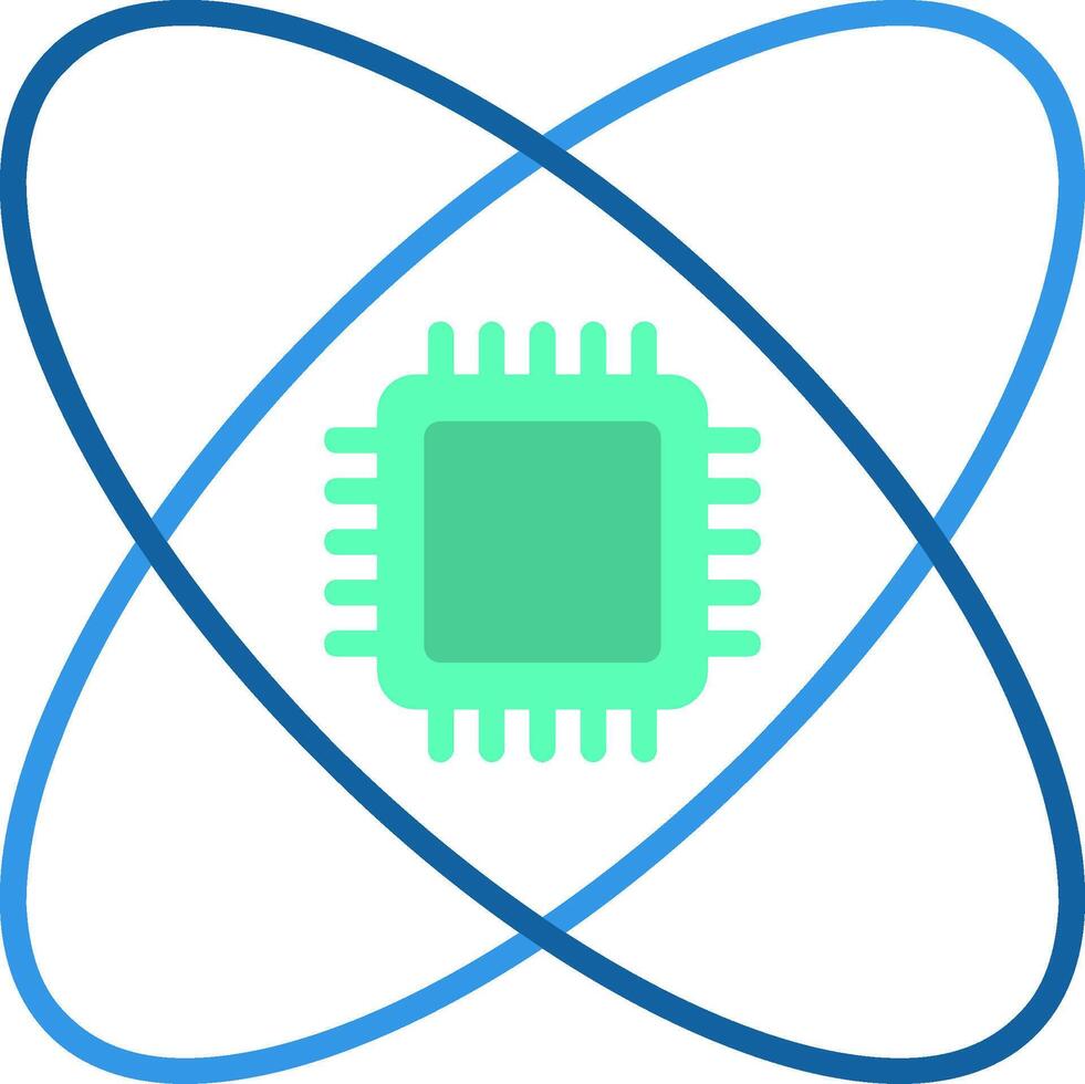 ícone plano de ciência vetor